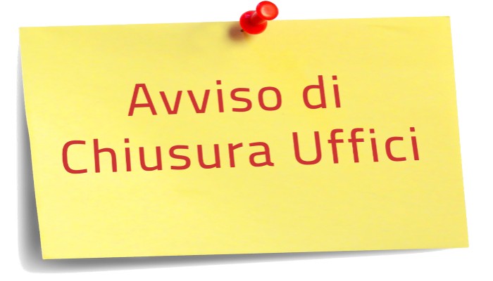 Comunicazione chiusura ufficio tecnico il 18 ottobre 2024