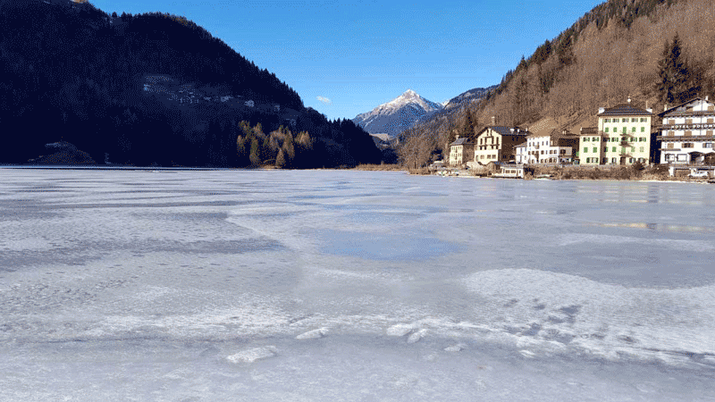 Divieto temporaneo di transito e/o sosta, con o senza pattini da ghiaccio o con qualsiasi altra attrezzatura sulle acque ghiacciate del lago di Alleghe, nel comune di Alleghe, fino al 31.03.2025.